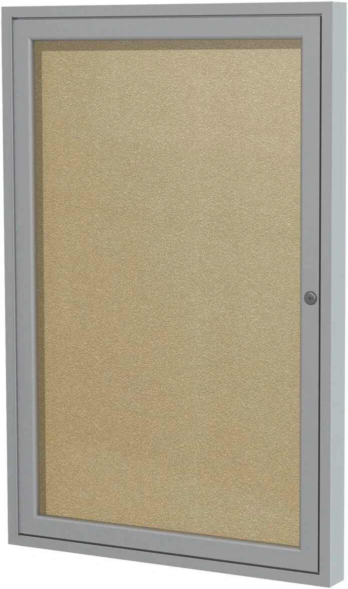 Enclosed Aluminum Bulletin Retail Board 36″x24″ Ghent PA13624VX-181 FREE SHIP!!