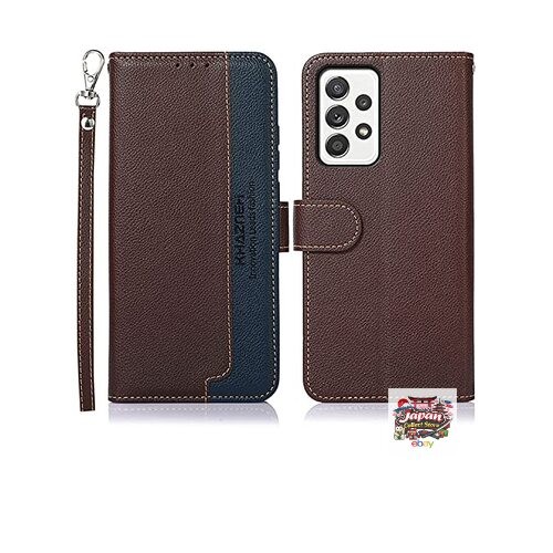 NEW Rureu 5G Wallet Case for Galaxy A52 SC-53B – Shockproof with Strap Charm