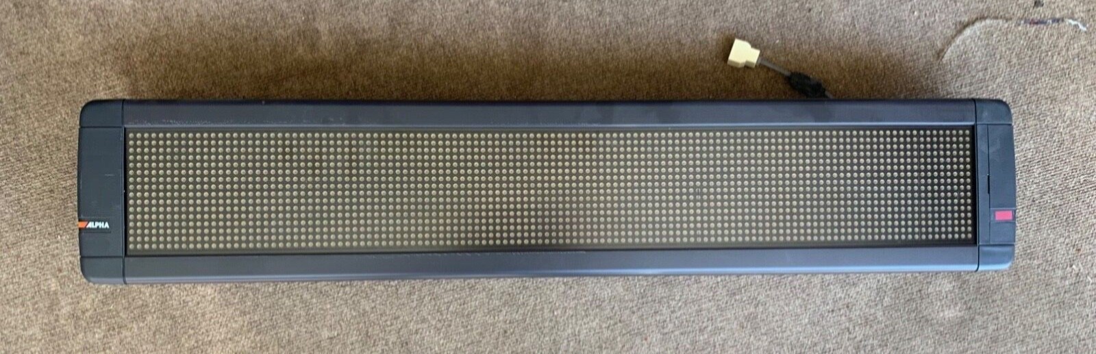 Adaptive Micro Systems Alpha 4120C Message Display Sign #01D65PR5*IAC