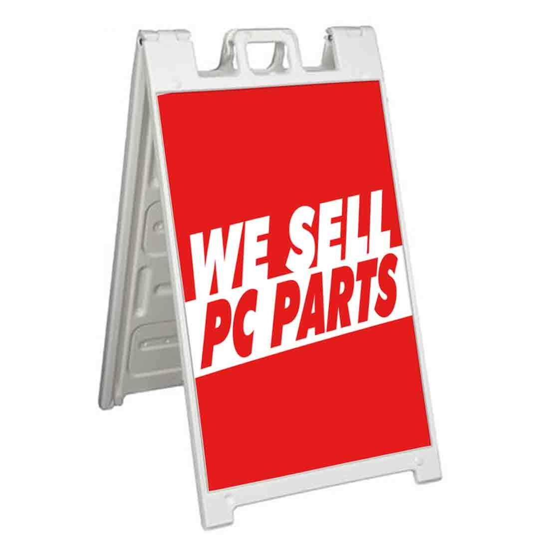 WE SELL PC PARTS Signicade 24×36 Aframe Sidewalk Sign Banner Decal TECHNOLOGY