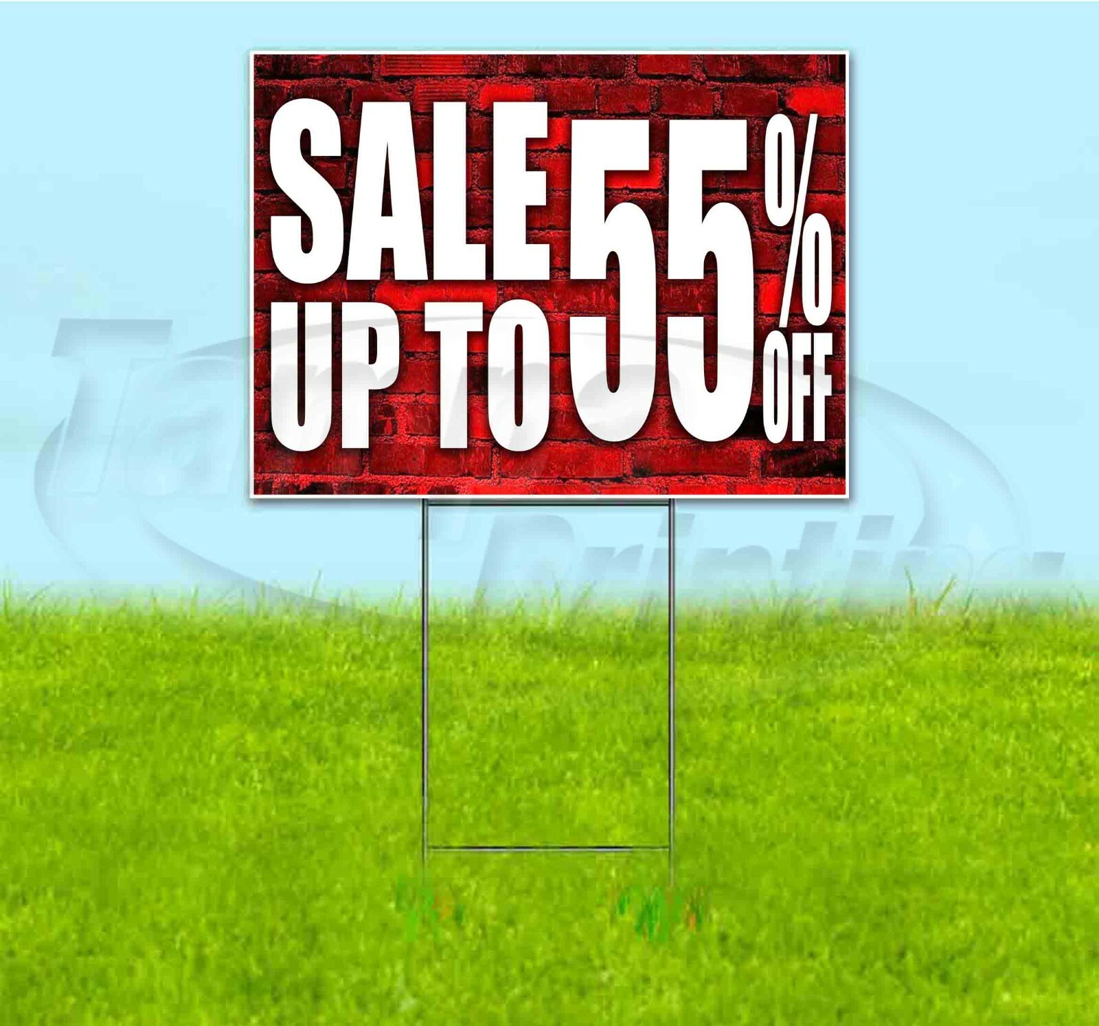 SALE UP TO 55% OFF 18×24 Yard Sign WITH STAKE Corrugated Bandit USA DISCOUNT