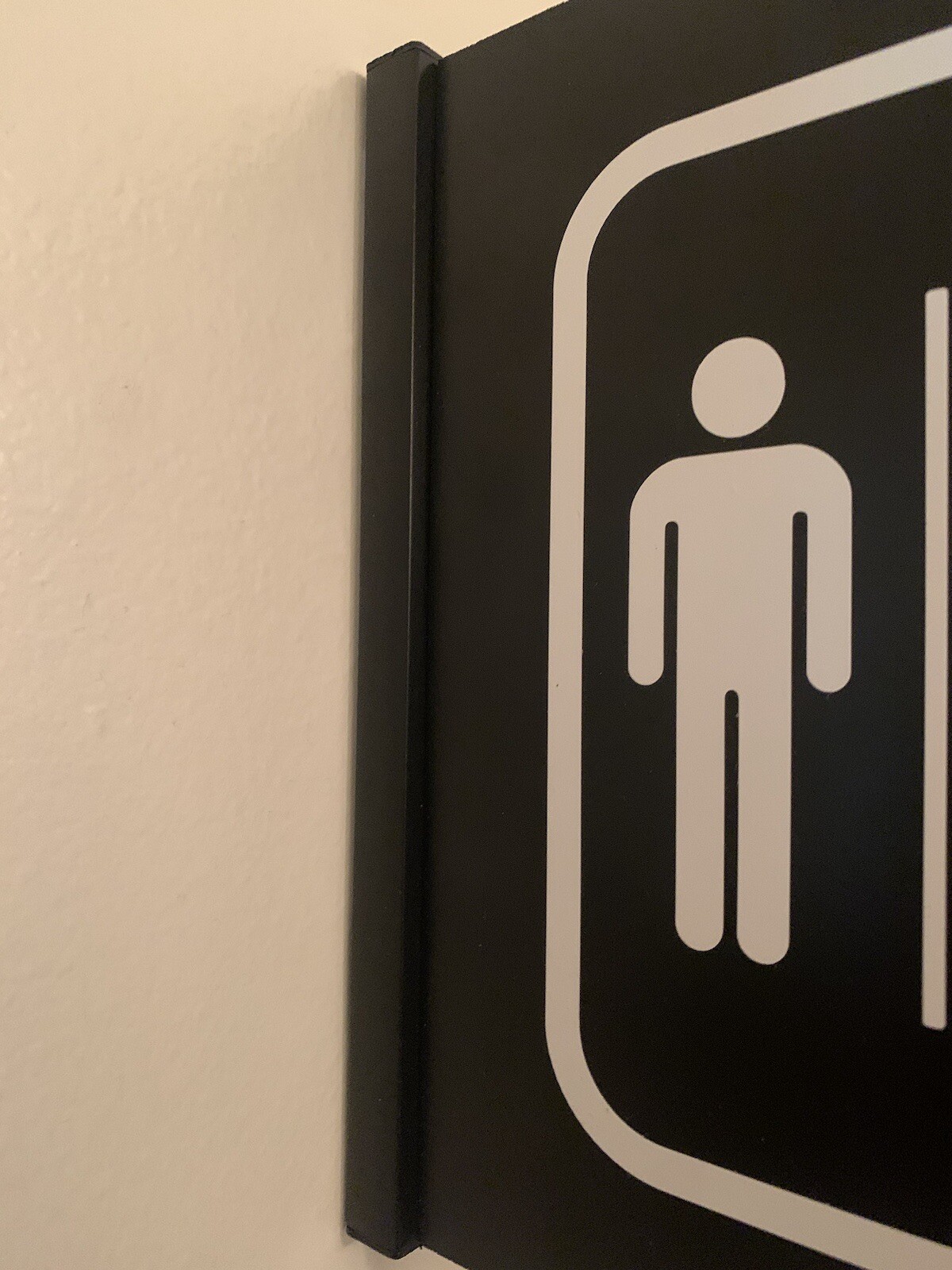 Wall-Mounted Commercial Restroom sign THE OFFICE, hallways, business, Dual sided