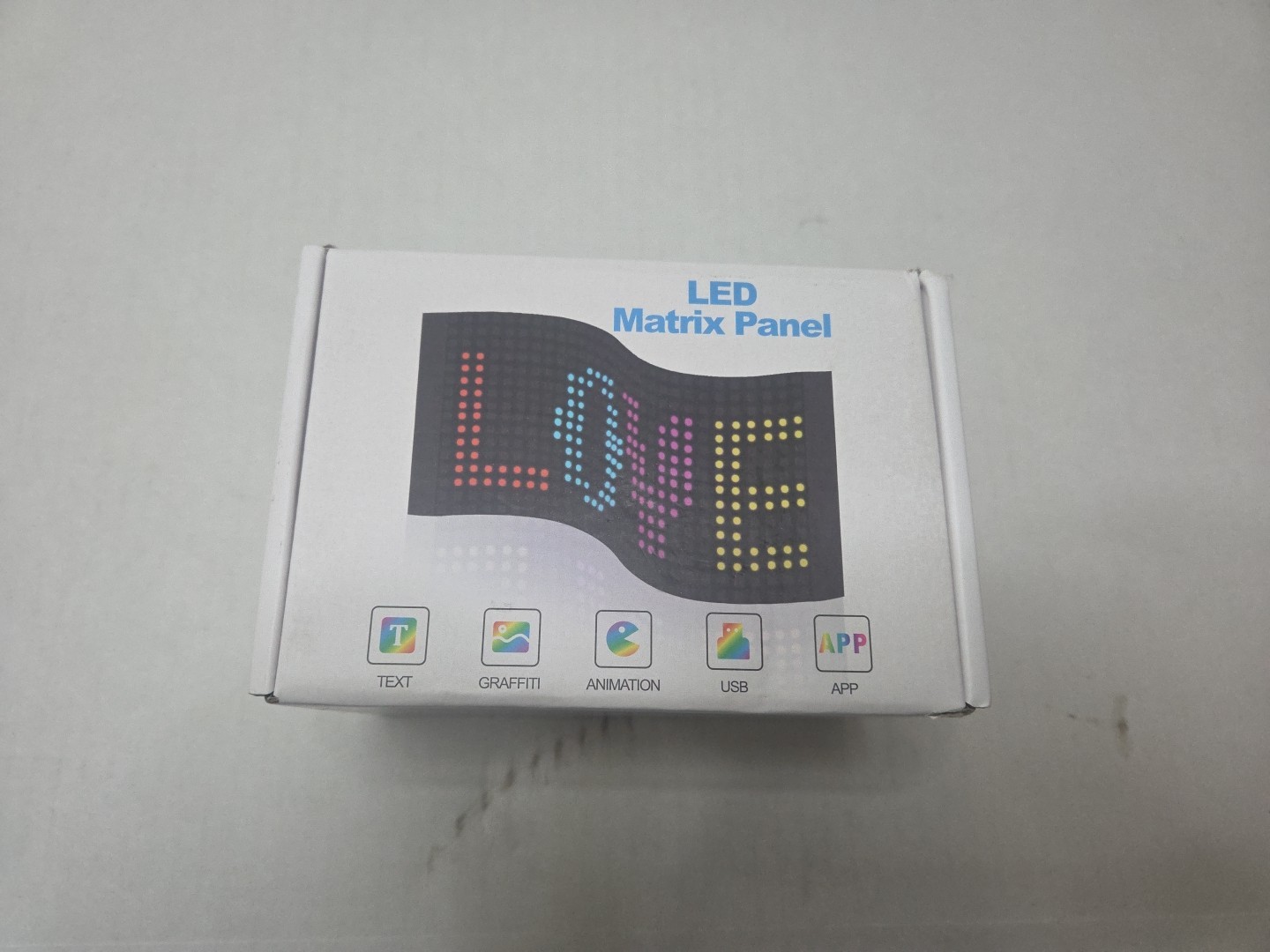 Rolling LED Sign, Programmable Flexible Digital Signage (27″ x 5″)