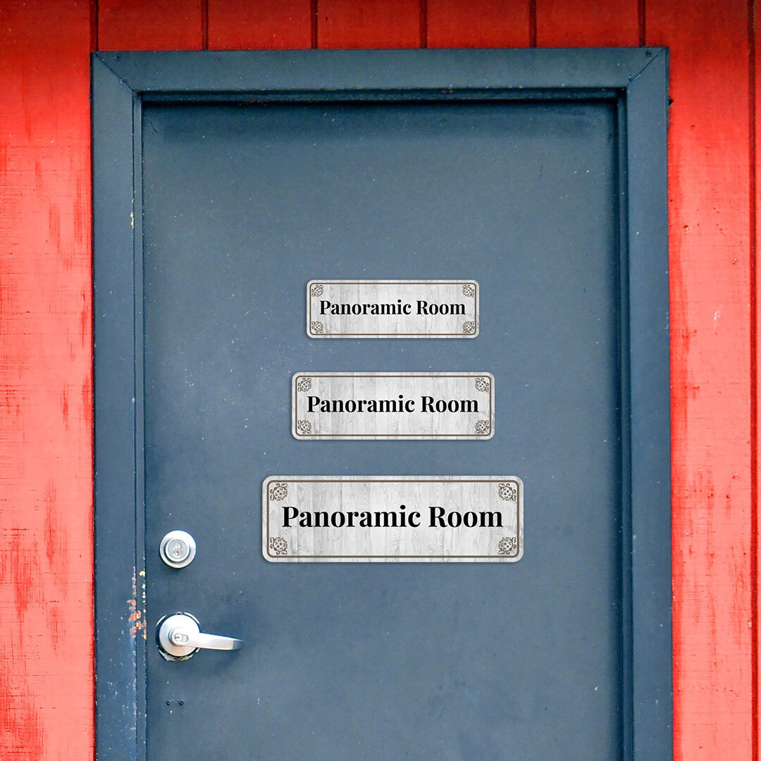 Standard Plus Panoramic Room Door or Wall Sign | Office & Home Signage