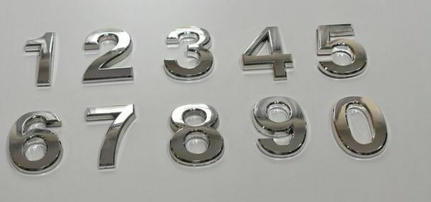 2 PCS – Apartment Number Sign/Mailbox Number Sign, Door Number…REF24-1027