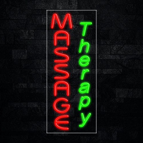Massage Therapy LED Neon Sign 12″L x 30″H #31041