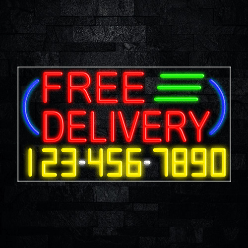 Free Delivery LED Neon Sign 33″L x 18″H #35026
