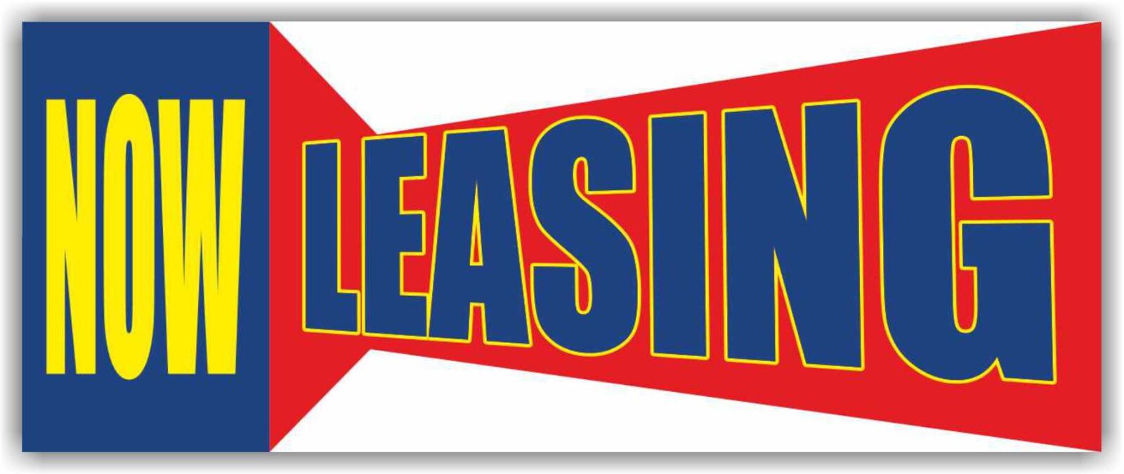 NOW LEASING Advertising Banner Vinyl Mesh Sign rent rental space real estate