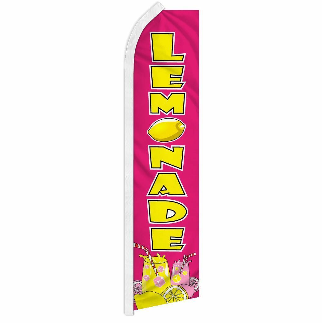 LEMONADE advertising super flag polyester banner sign *POLE NOT INCLUDED*