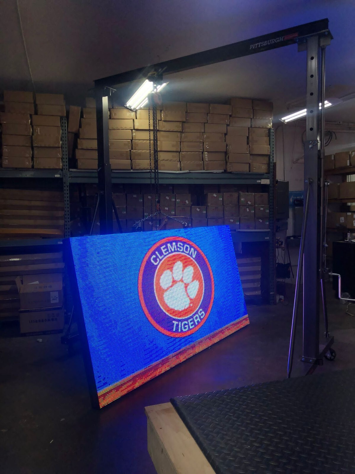 3X5 ft Double-Sided LED Sign Full Color Weatherproof Outdoor Wireless Display