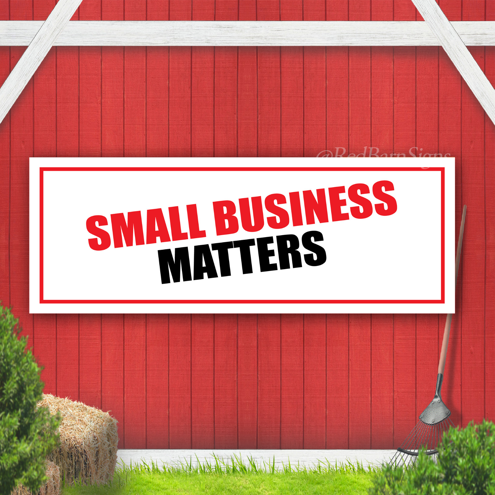 Small Business Matters Indoor Outdoor Vinyl Banner Design