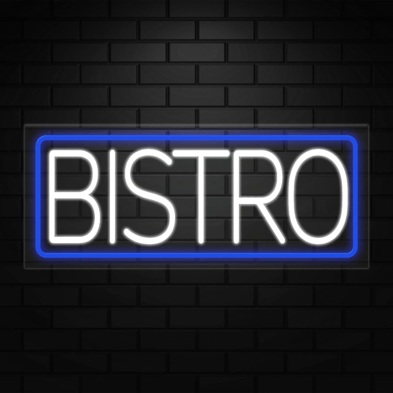 Bistro Neon Sign for Retail Displays | LED Flex Neon | 24″W x 10″H x 1″D