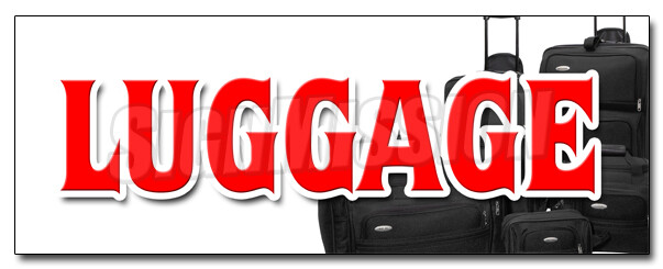 LUGGAGE DECAL sticker designer name brands leather discount handbags sale