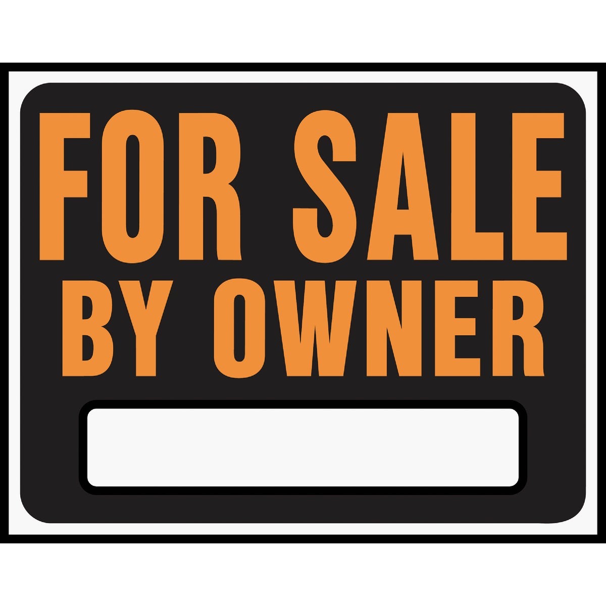 Hy-Ko 15×19 Heavy Gauge Plastic Sign, For Sale By Owner SP-101 Pack of 5 Hy-Ko
