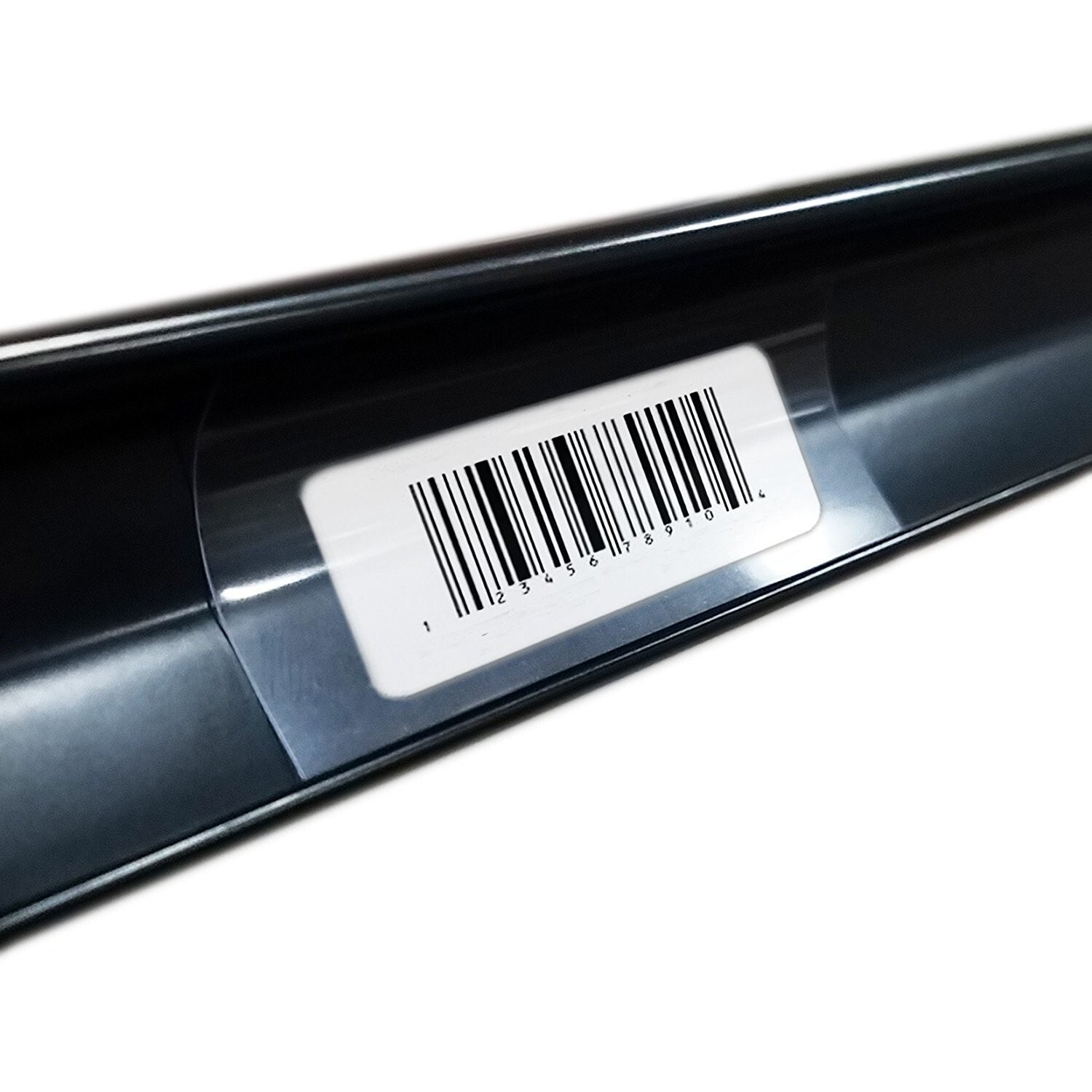 250 Clear Plastic Gondola Shelving Ticket Molding UPC Insert Strips 3″ x 1.25″