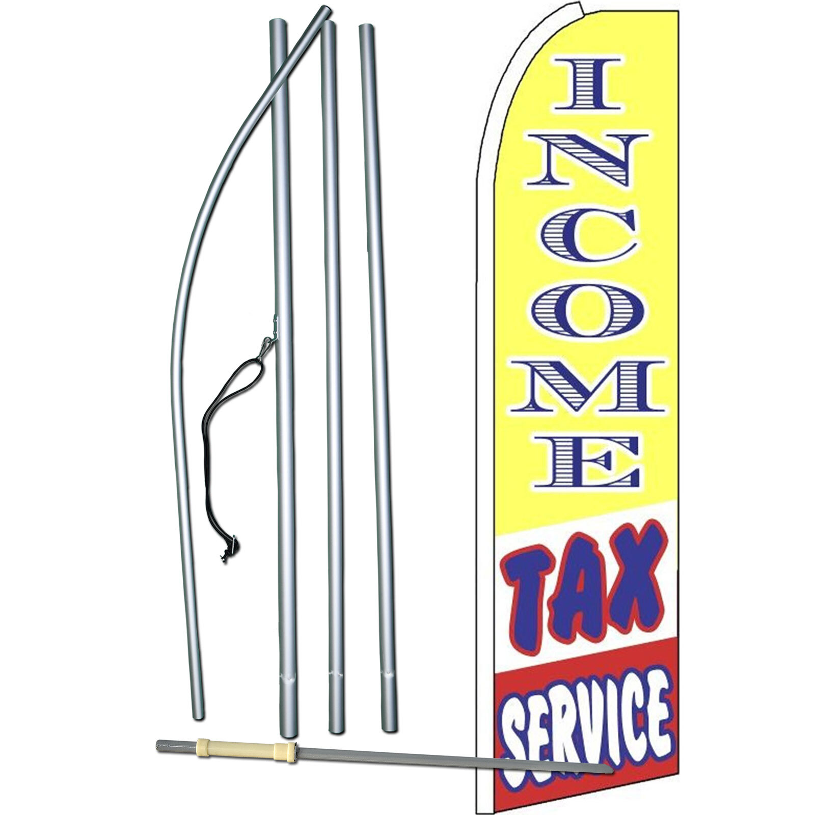 Income Tax Service Complete Swooper Flag Bundle