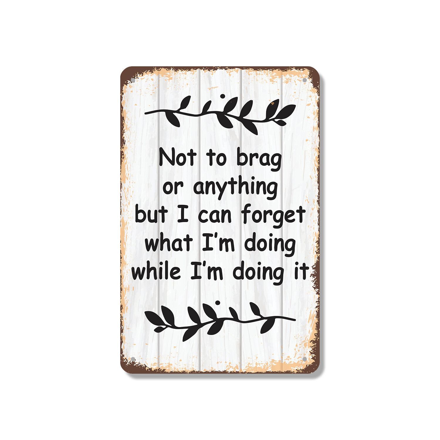 Not to Brag or Anything I Can Forget Novelty Sign Fun Gift Durable Weatherproof