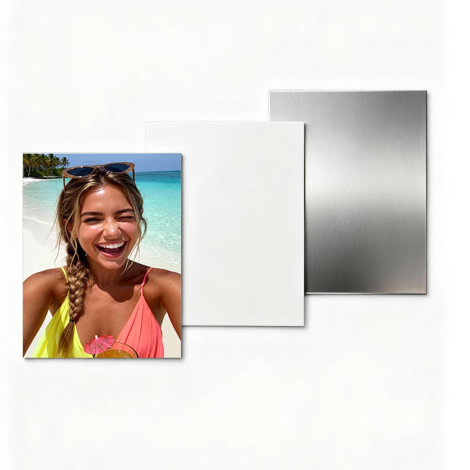 Sublimation Metal Blank 8×10 Inch 20 PCS Aluminum Photo Sign
