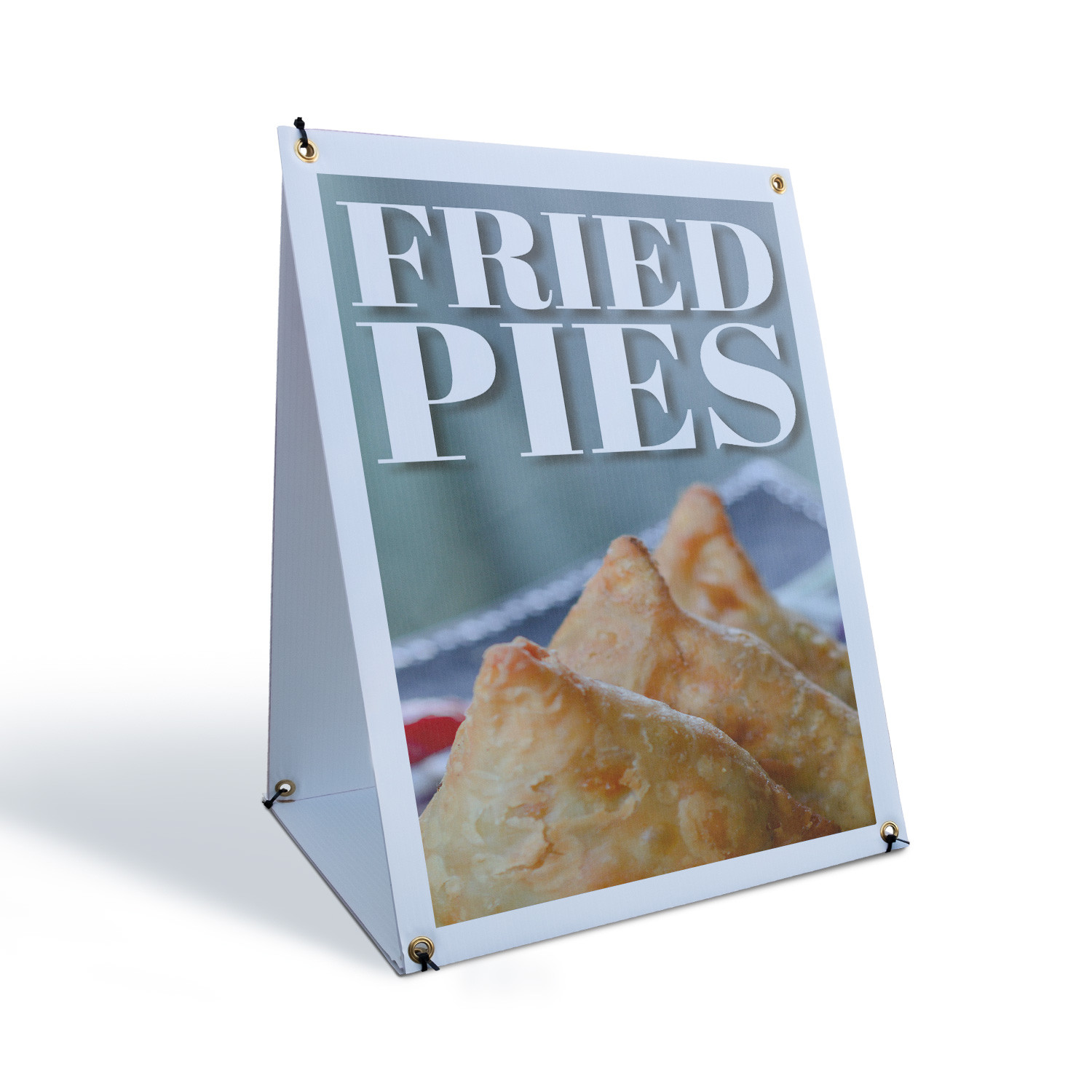 Fried Pies A-Frame Sidewalk Sign Sweet Savory Snacks Freshly Baked Festival