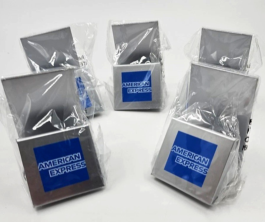 Amex AMERICAN EXPRESS Business Card Holder Lot Of 5