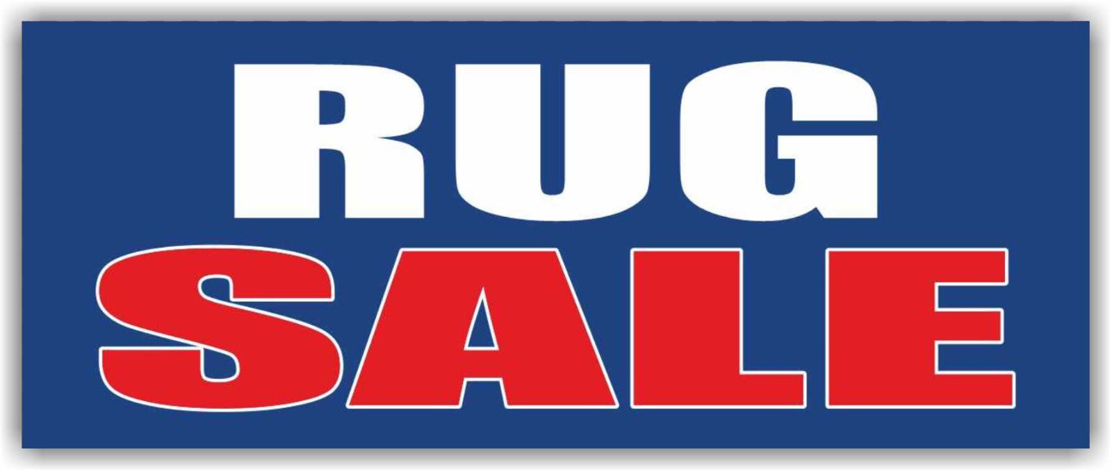 RUG SALE Advertising Banner Vinyl Sign mat shop coating carpet plaid doormat