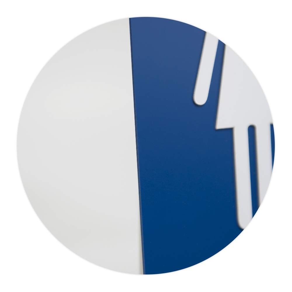 Sblabels Blue Ada Restroom Sign/Classic Ada Acrylic School Bathroom Sign Set