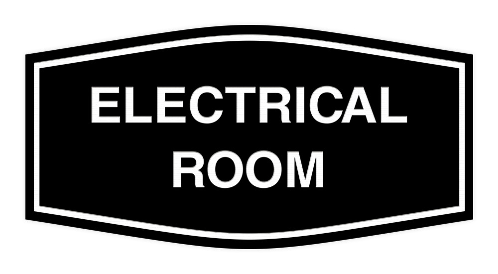 Fancy Electrical Room Sign