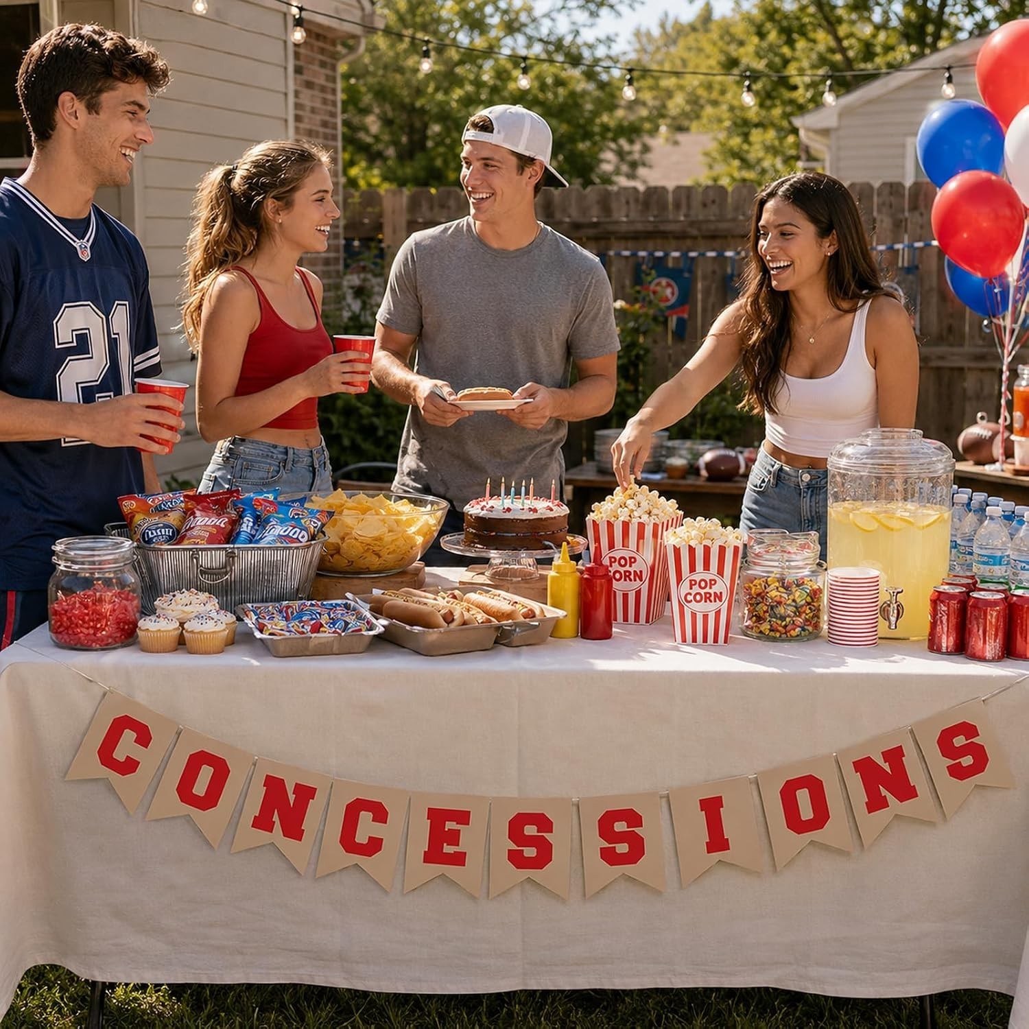 Baseball Party Banner Concession Stand Sign Sports Party Decorations