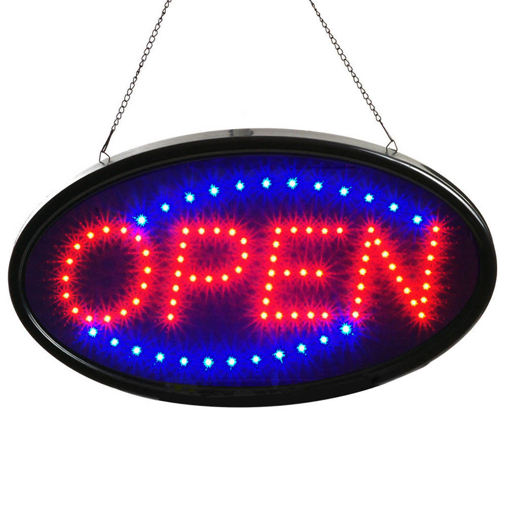 LED Store OPEN Business Sign Ultra Bright Neon Light Animated Motion with ON/OFF