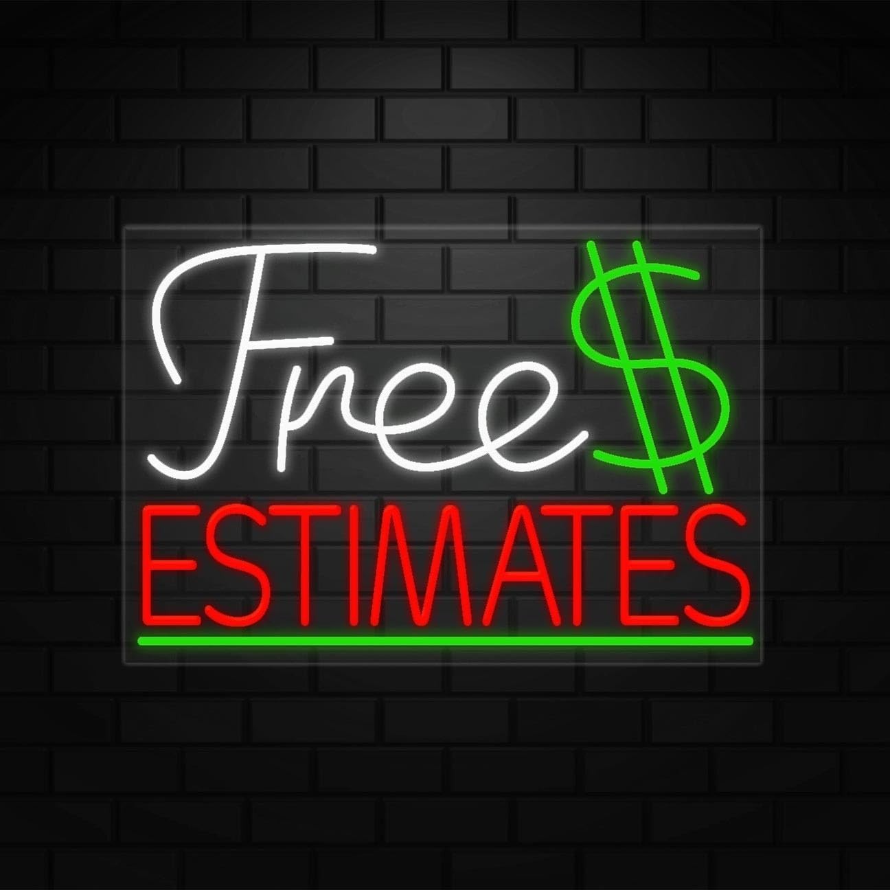 Free Estimates Neon Sign for Retail Displays | LED Flex Neon | 36″W x 24″H x 1″D