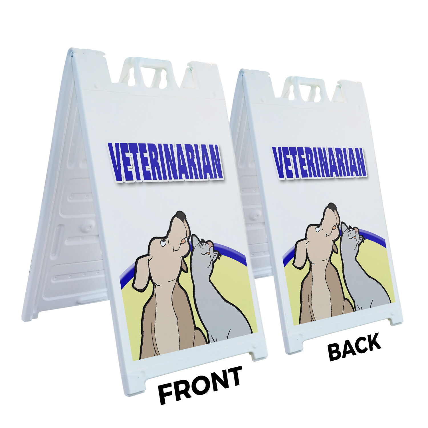 A-frame Sidewalk Veterinarian 24″ x 36″ Double Sided A-Frame Sidewalk Sign