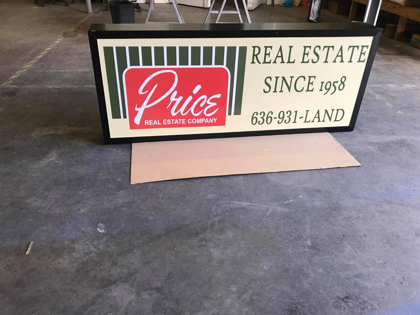 Outdoor Light Box Sign Cabinet Single Side Led Lighting Low Profile 3×6
