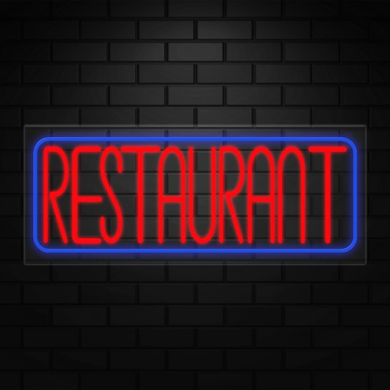 Restaurant Neon Sign for Retail Displays | LED Flex Neon | 32″W x 13″H x 1″D