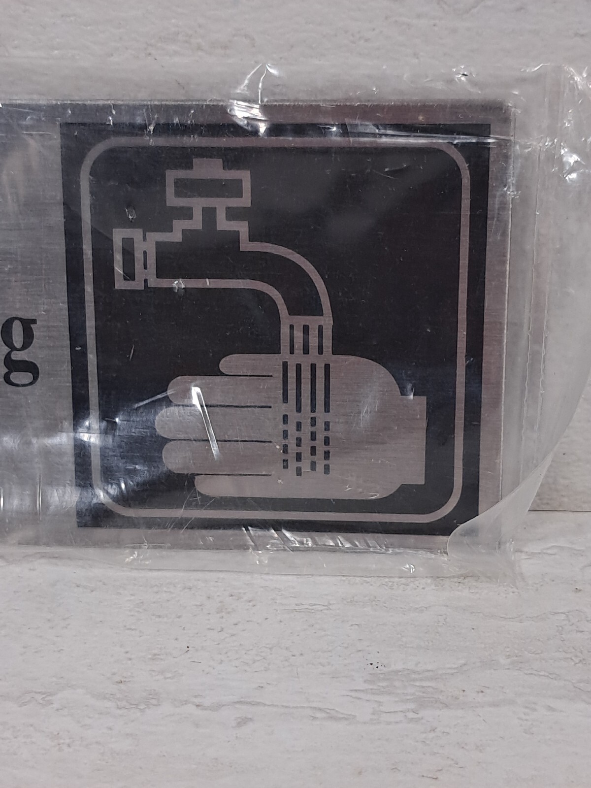 Employee Must Wash Hands Before Returning To Work Signs Stainless Steel New