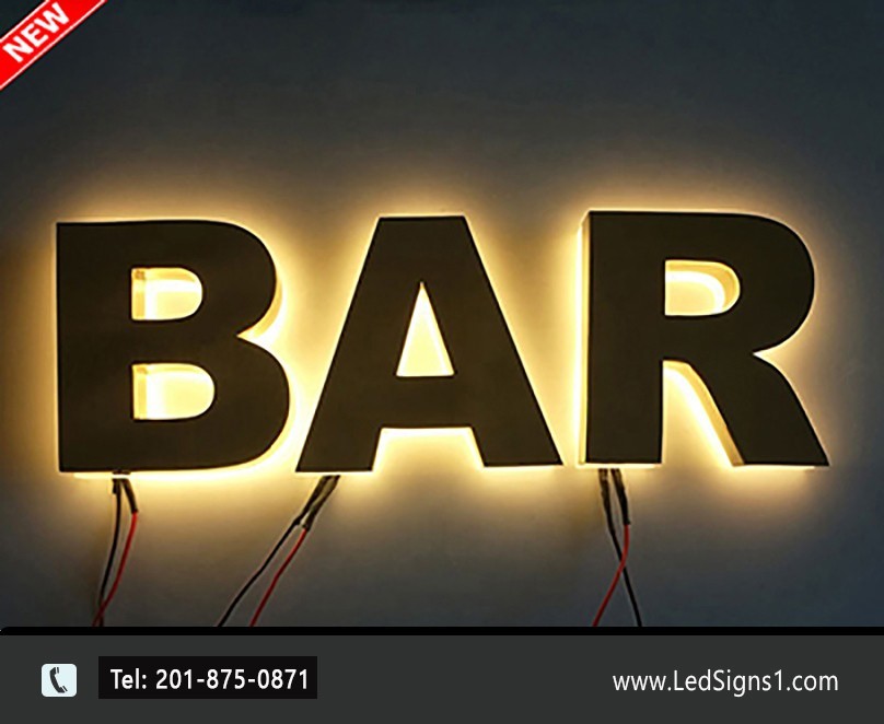 Custom made Slim Letters Led Back-Lit 22 Inches