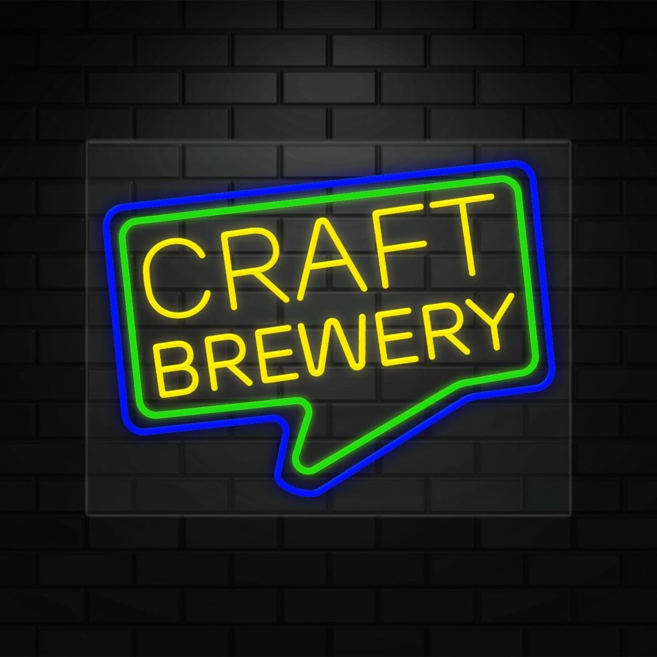 Craft Brewery Neon Sign for Retail Displays | LED Flex Neon | 31″W x 24″H x 1″D