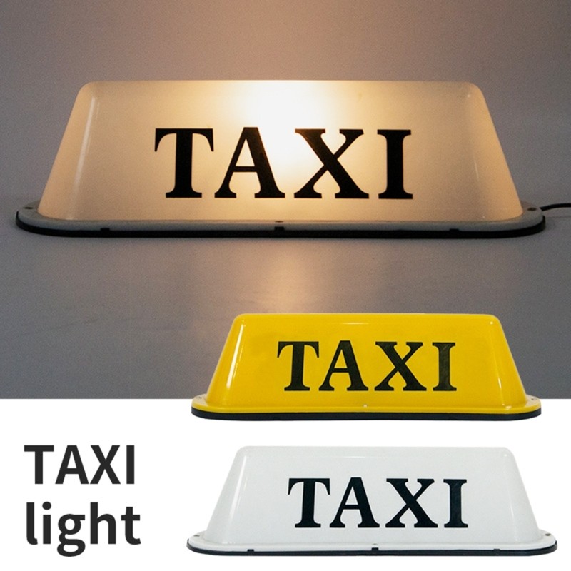 12V TAXI Roof Lamp Cab Sign Car LED Light Waterproof Top Board Roof Sign
