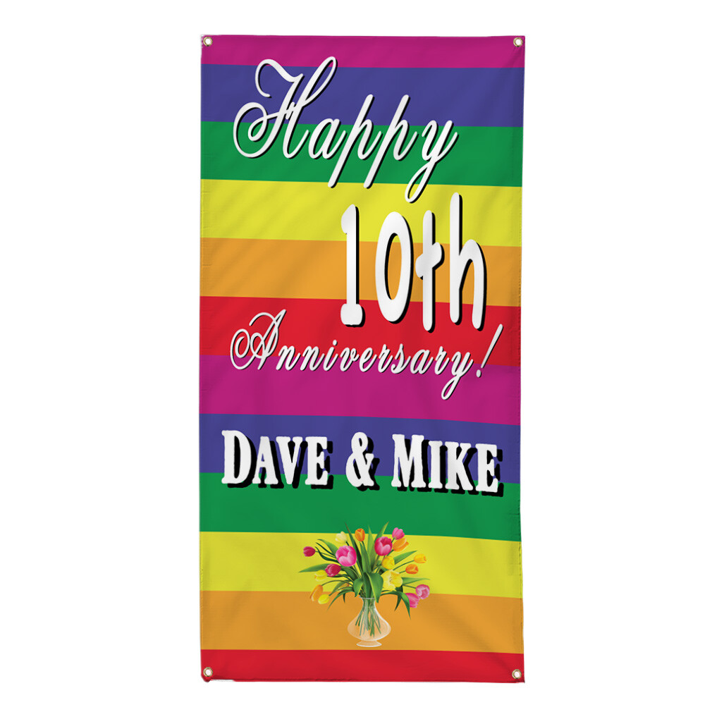 Vertical Vinyl Banner Multiple Sizes Outdoor Weatherproof Industrial Yard Signs
