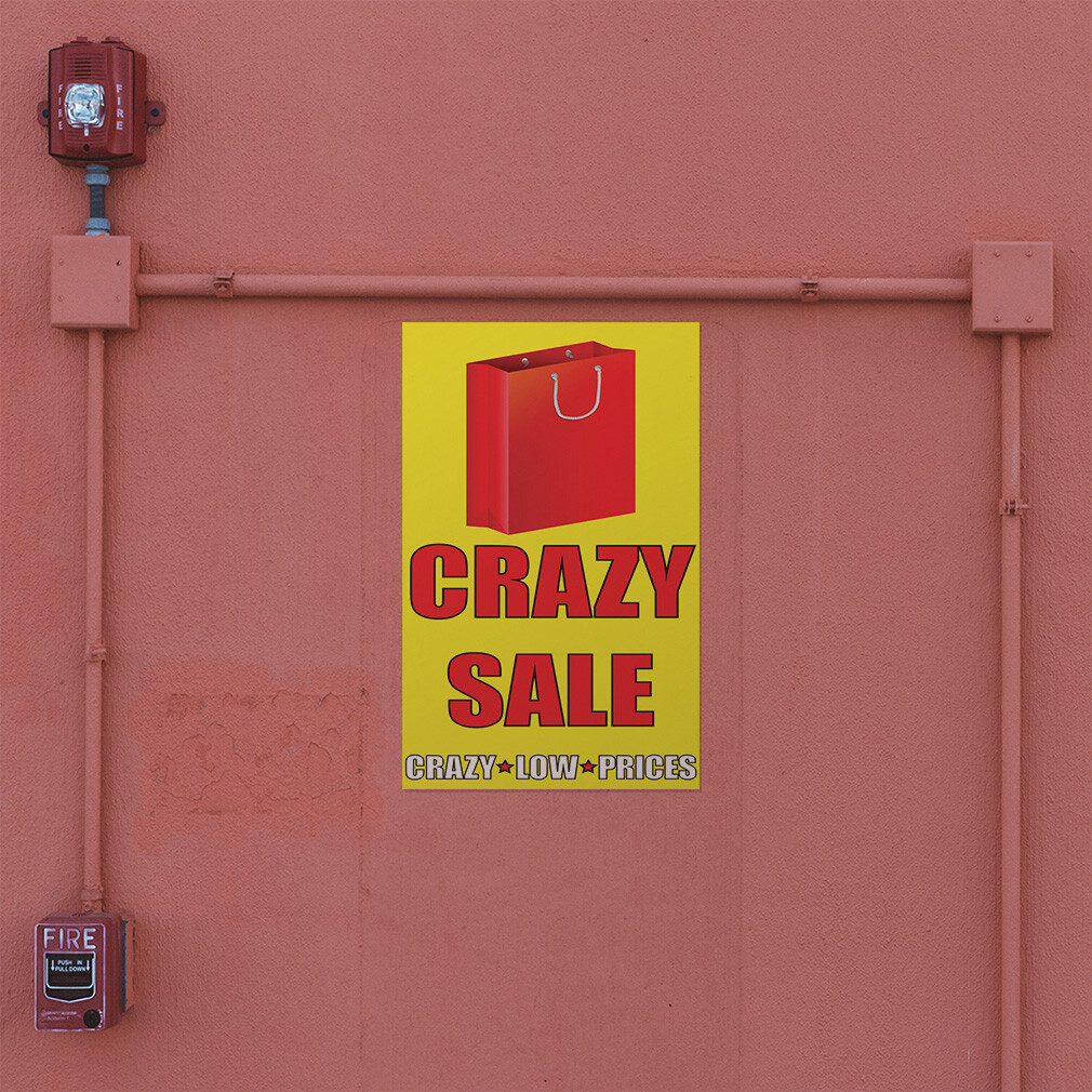 Door Decals Vertical Vinyl Stickers Multiple Sizes Crazy Deal Industrial Vinyl