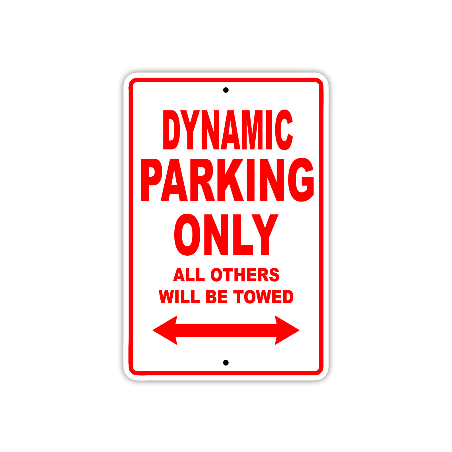 Dynamic Parking Only Boat Ship Art Notice Decor Novelty Aluminum Metal Sign
