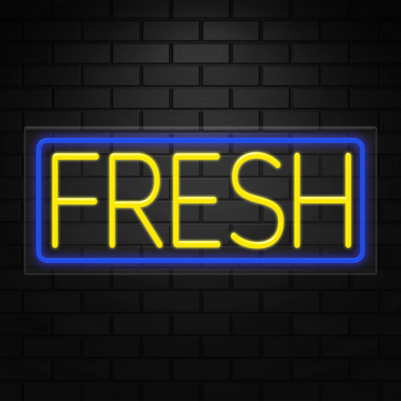 Fresh Sign for Retail Displays | LED Flex Neon | 24″W x 10″H x 1″D