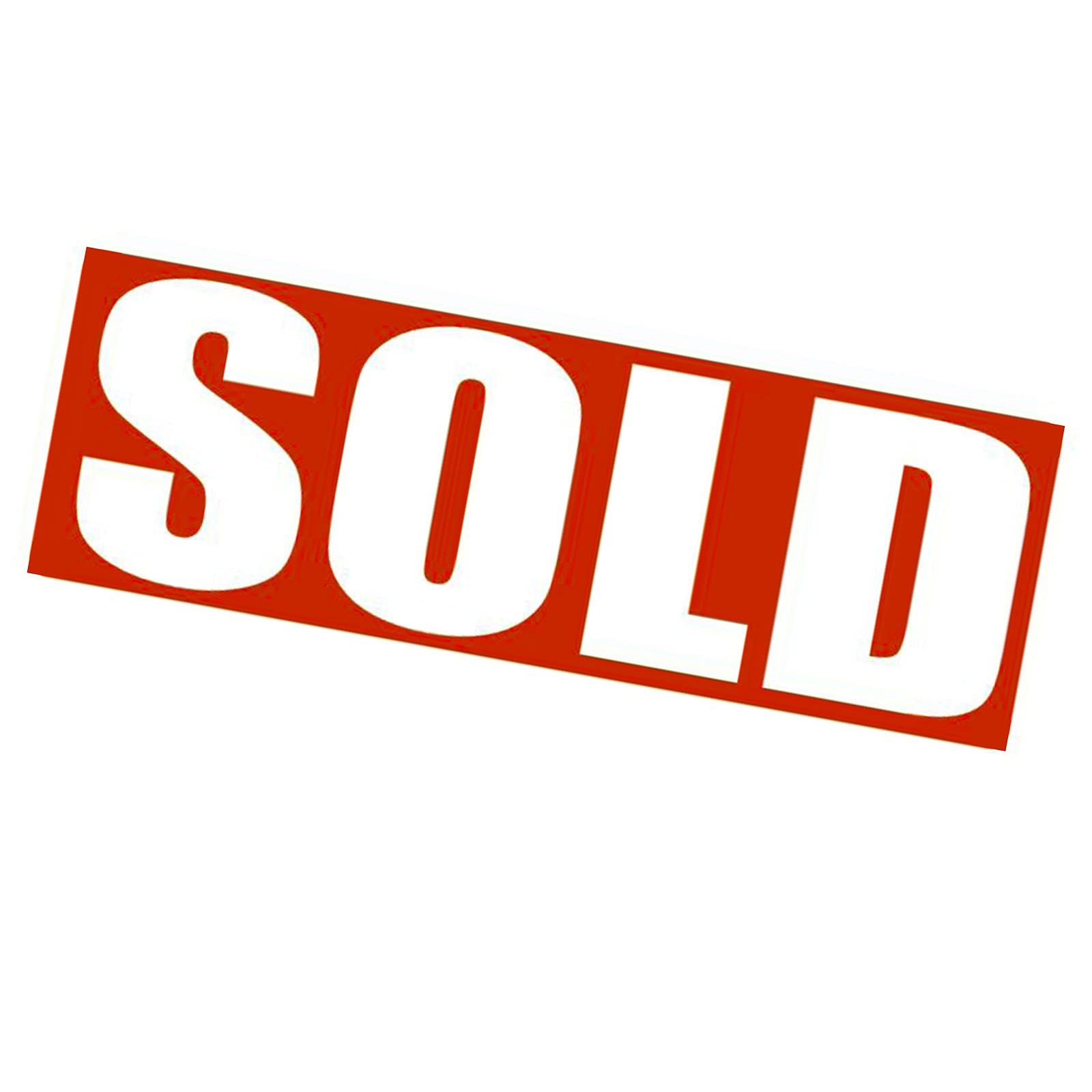 Sold Sign for Estate Rider,Reusable Magnetic and Adhesive Sticker Option,Sign fo