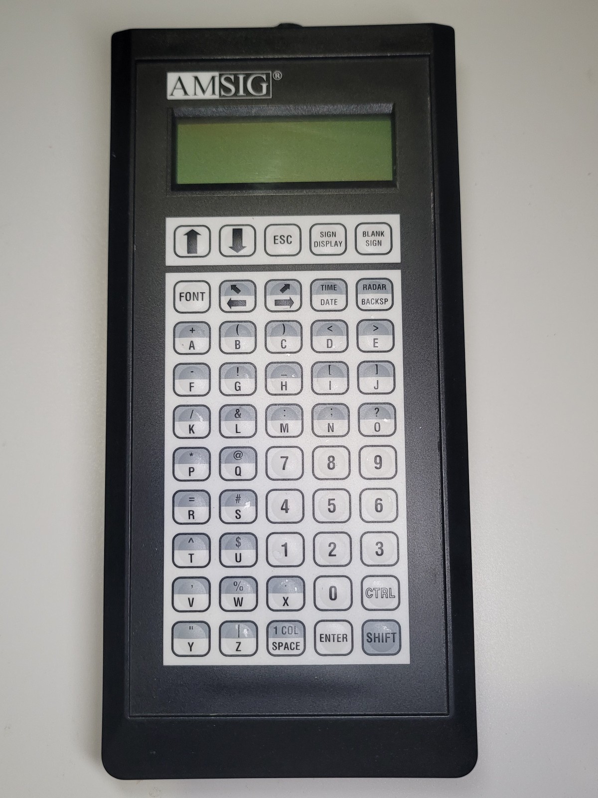 American Signal AmSig Portable Message Board Webb Express Handheld Ctrl Terminal