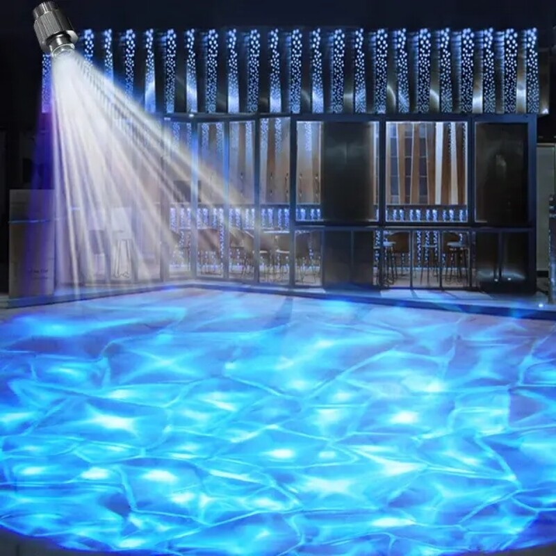 60W Waterproof Outdoor Water Wave Ocean Wave Light Dynamic Effect Gobo Projector