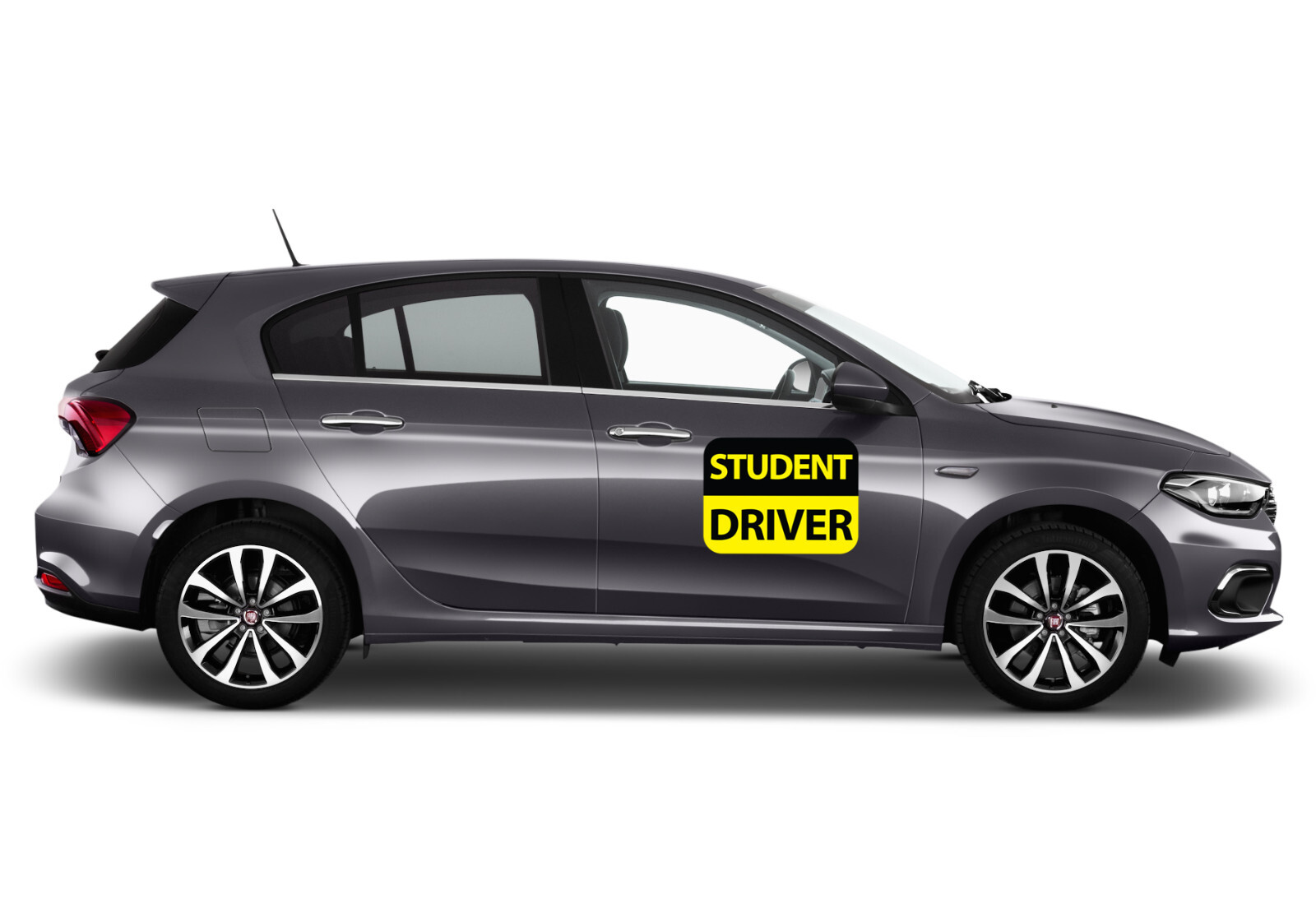 Pair of STUDENT DRIVER Generic Car Door Magnet Signs Vehicle Awareness Signage