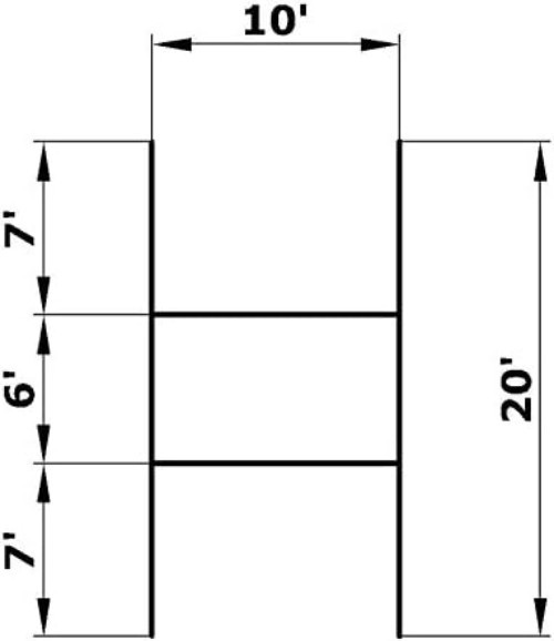 9 Gauge Galvanized Wire H Stakes – 25 Pack, Ideal for Real Estate & Events