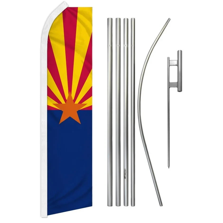 Arizona Swooper Advertising Flag & Pole Kit