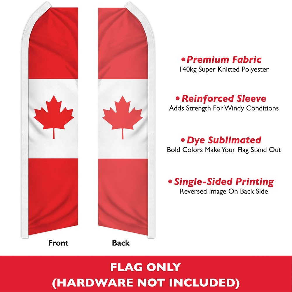 Canada Swooper Flutter Feather Advertising Flag Canada Country Banner