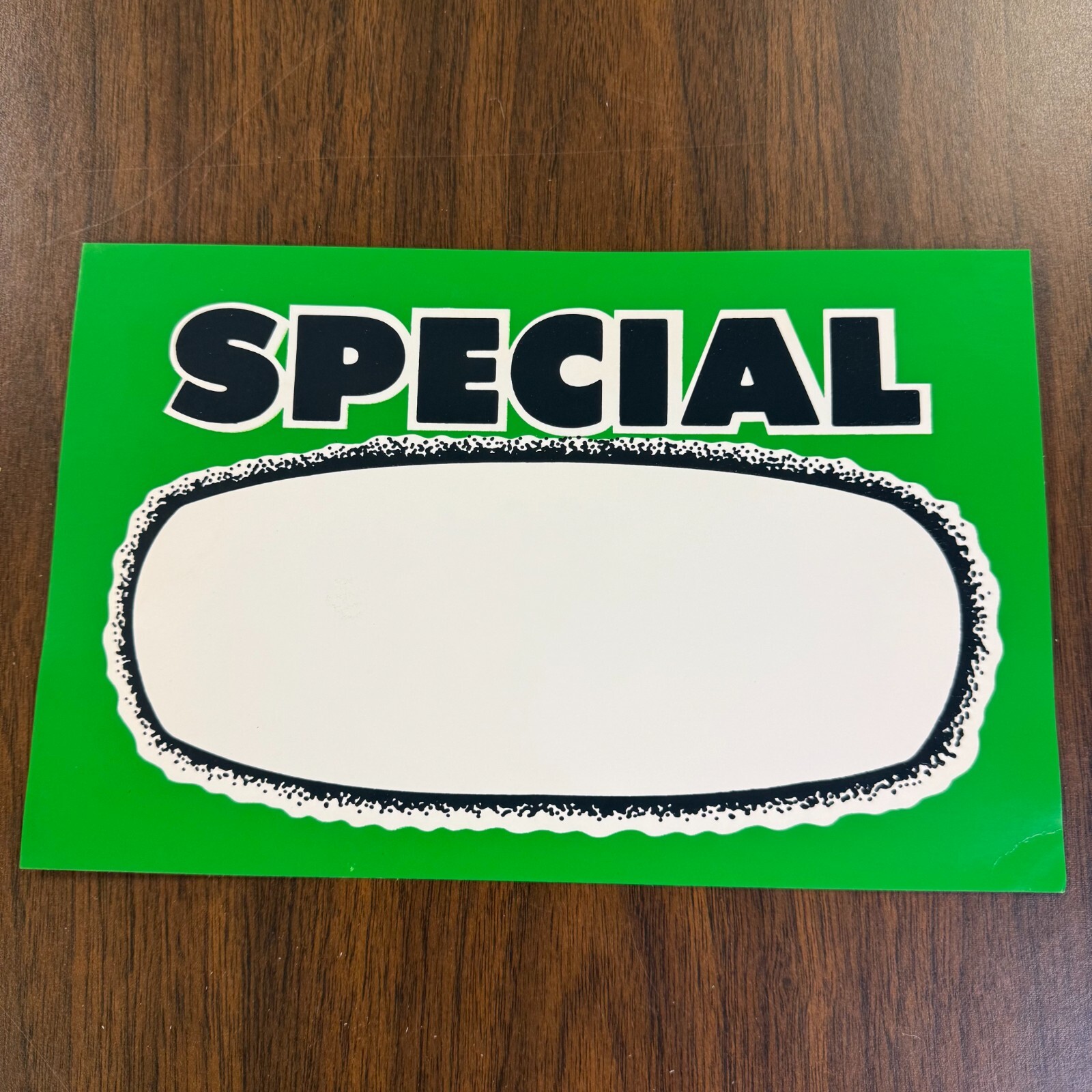 Special Shelf Signs PriceDisplay Cards-11″W x7″H -50 signs-Price Signs