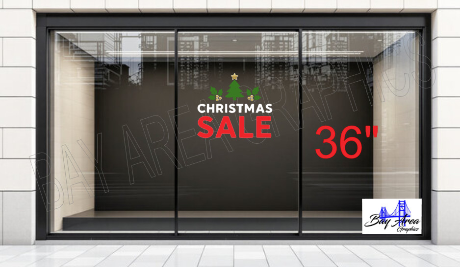 🎄 Christmas SALE Vinyl Decal Sign Retail Window Sticker Oracal 651 Outdoor🎄.
